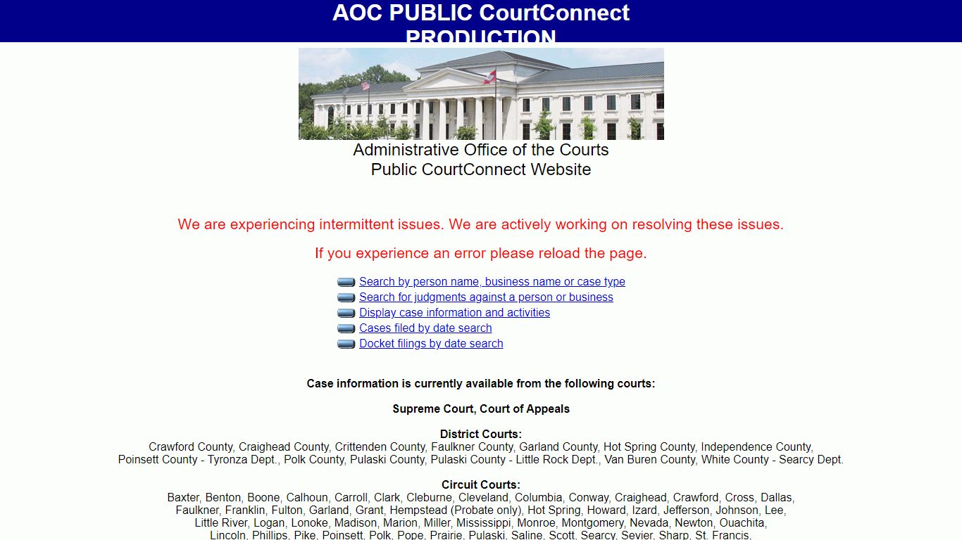 AOC CourtConnect